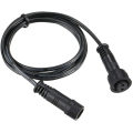 Extension Cord Black Outdoor 3.3 ft Cable with Male and Female Connectors for SMY LED Deck Lights